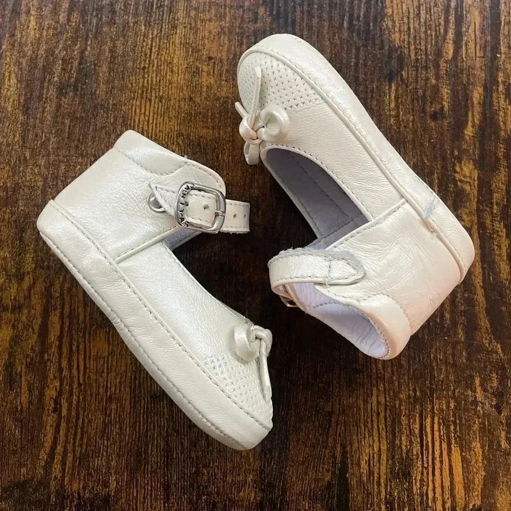 Mexican leather baby shoes